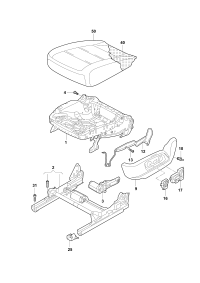 5ND881105E-Tray assy, seat (power adjustable)