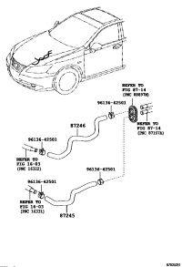 8724533480-HOSE, HEATER WATER, INLET