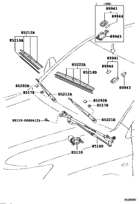 8522160290-ARM, FR WIPER, LH