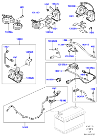 LR051572-Cable assy-battery positive