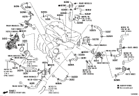 1603125040-Pipe sub-assy, water inlet w/thermostat