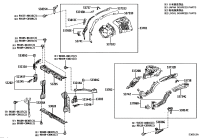 53741F4040-Deflector, front fender, rh