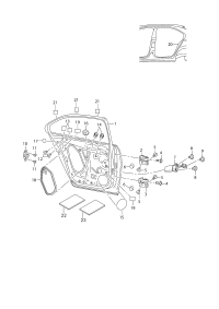 6V0839249-LINK-CHECK,REAR DOOR
