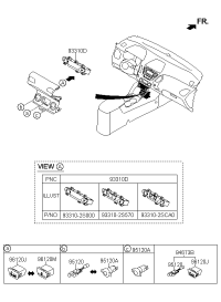 846202Z150TAN-BEZEL, SWITCH