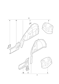1K0802191-Strut mounting