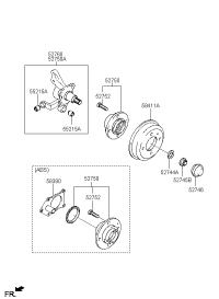 5271025101-Hub assy-rr wheel