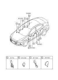 91650F0011-WIRING ASSY-RR DR LH