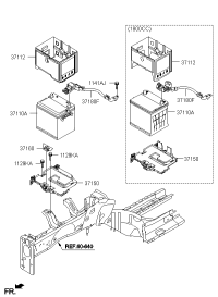 371124V100-Insulator, battery
