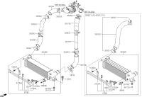 281634A480-Hose-intercooler inlet B