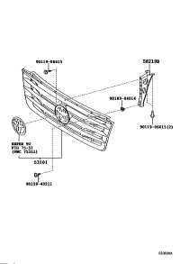 531010S010-GRILLE SUB-ASSY