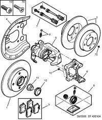 425398-PEUGEOT BRAKE PAD/RR/207/208