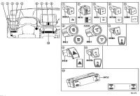 841520R050-SWITCH, HEADLAMP LEVELING