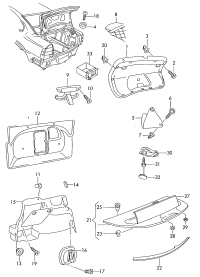 3BD867605G-Garnish, rr. hatch