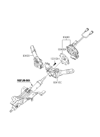 934102M610-SWITCH ASSY-LIGHTING & T/SIG