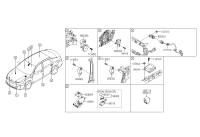 81260D6010-OUTSIDE HDL & LOCK ASSY-T/LID