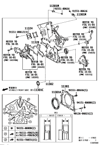 1131031013-TIMING CHAIN COVER