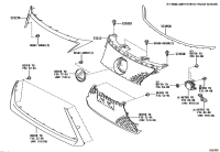 5311176080-GRILLE RADIATOR