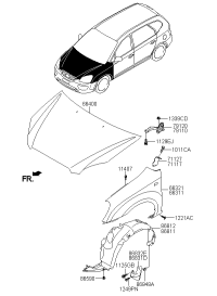 663111D000-PANEL-FENDER LH