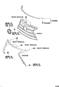 5311178020-GRILLE, RADIATOR