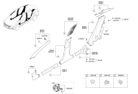 85810F9000TTX-TRIM ASSY-FR PILLAR LH