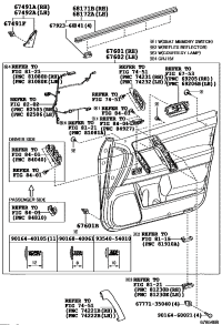 674910G010-GARNISH, FRONT DOOR LOWER FRAME BRACKET, RH