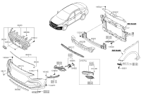 86350B3510-GRILLE ASSY-RADIATOR