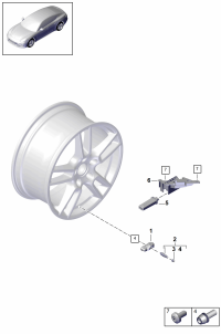 9A790727502-Sensor tire pressure control system companion: deprecated parts