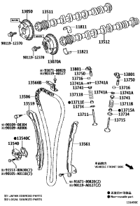 1305036010-GEAR ASSY, CAMSHAFT TIMING