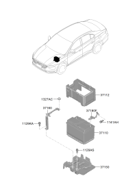 37180Q3500-Sensor assy., battery