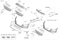 86595Q3000-MOULDING-FRONT BUMPER,LH