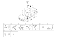 91550F9040-WIRING ASSY-FLOOR
