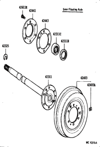 9036547013-BEARING (FOR FRONT AXLE HUB INNER),RH/LH