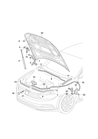 30D823301-LOCK ASSY, BONNET