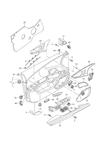 4G1867103AA-Garnish assy-dr