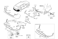 86650C0000-COVER, RR BUMPER