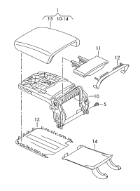 5ND864207A-Armrest