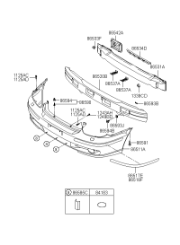 8635009BB0-GRILLE ASSY-RADIATOR