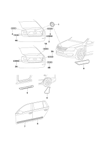 5ED853687M2ZZ-THE INSCRIPTION "TIGUAN