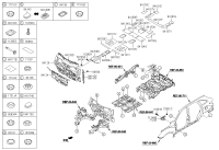712373J000-EXTENTION ASSY-COWL SIDE MTG,L