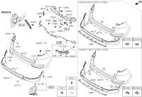 86665H3100-SKID PLATE-RR BUMPER