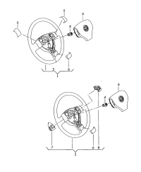 56D419091A-Multifunction steering wheel