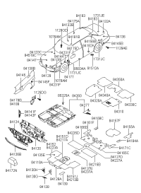 8412038100-PAD ASSY-ISOLATION DASH PANEL