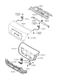 691001E300-PANEL ASSY-BACK