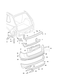 5NG807568AYE4-Insert gray pipe: