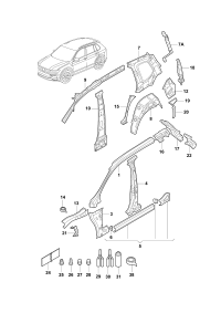 5NL809427B-Panel, quarter inner