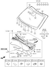 86153H3000-COVER-COWL SIDE LH