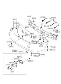 8662022300-ABSORBER-RR BUMPER ENERGY