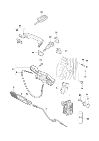 5NG837019GZLL-Incar operation mechanism