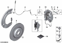 34106898192-BRAKE PAD SET/F20/F30