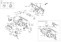 845101D500S8-GLOVE BOX ASSY